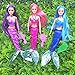 Butterfly Craze Mermaid Princess Doll Pack for Little Girl's Toy and Play Gift Set