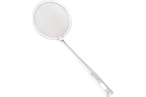 MyLifeUNIT Japanese Hot Pot Skimmer, Stainless Steel Mesh Food Strainer Foam and Grease Fishing Spoon 2.16 X 3.93 X 10.86 inc