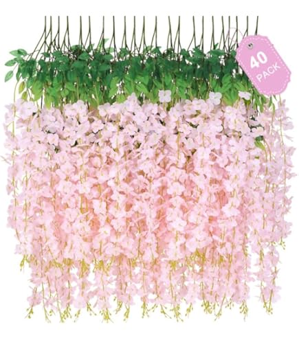Amazon.com: YRIOWMI 10PCS 59FT Artificial Silk Cherry Blossom