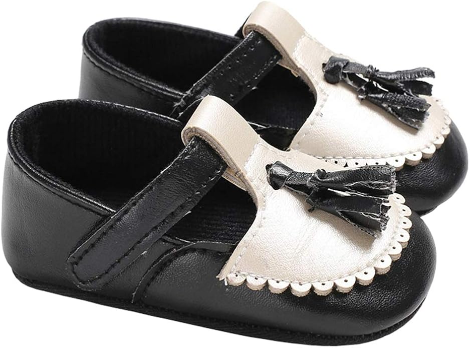 Infant Baby Boys Tassel Christening Church Shoes TStrap