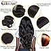 QTHAIR 16A Virgin Brazilian Body Wave Human Hair 3 Bundles (12 12 12,300g,Natural Black) 100% Unprocessed Body Wave Brazilian Human Hair Weave Extensions for African Americans Women