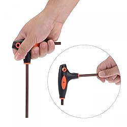 uxcell 2mm Hex Key T-Handle Dual End Wrench