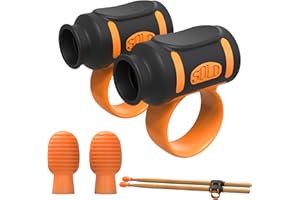 Drumsticks Grips with Drum mutes, Drumsticks Accessories for 5A drum sticks, Easy Stick Twirl, Grip or Control Clips, Good for Beginner Drummer, AUPHY