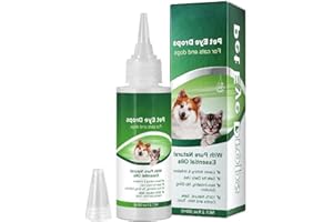 60ml Pet Eye Drops Dogs Cats Eyes Tear Stain Remover Dirt Eliminate Anti-Inflammatory Bactericidal Eyes Care Cleaner Tear Sta