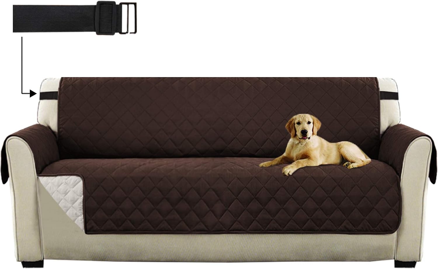 H.Versailtex Reversible Sofa Cover Furniture Protector