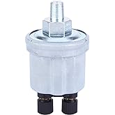 Oil Pressure Sender, VDO Oil Pressure Sending Unit 0-10 Bar, 1/8-27 NPTF Thread Oil Pressure Sensor Sender for VDO Measurement and Control