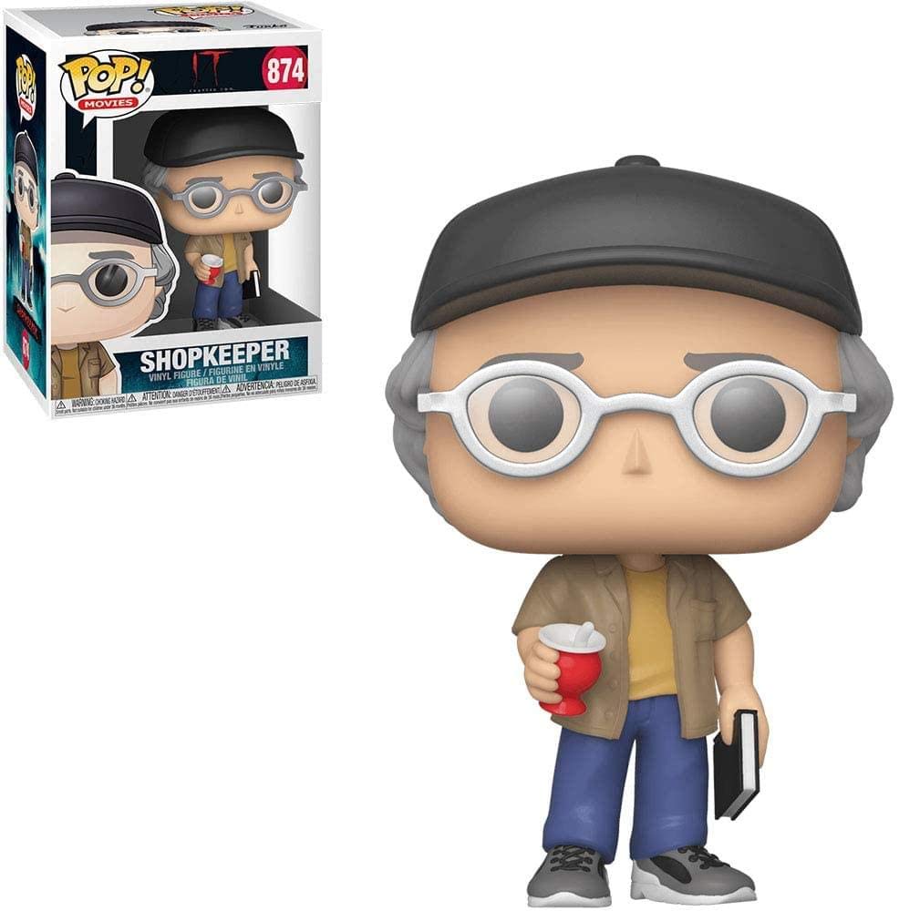 Funko POP! Movies: IT 2 - Shop Keeper - (Stephen King) - Collectable Vinyl Figure For Display - Gift Idea - Official Merchandise - Toys For Kids & Adults - Movies Fans - Model Figure For Collectors