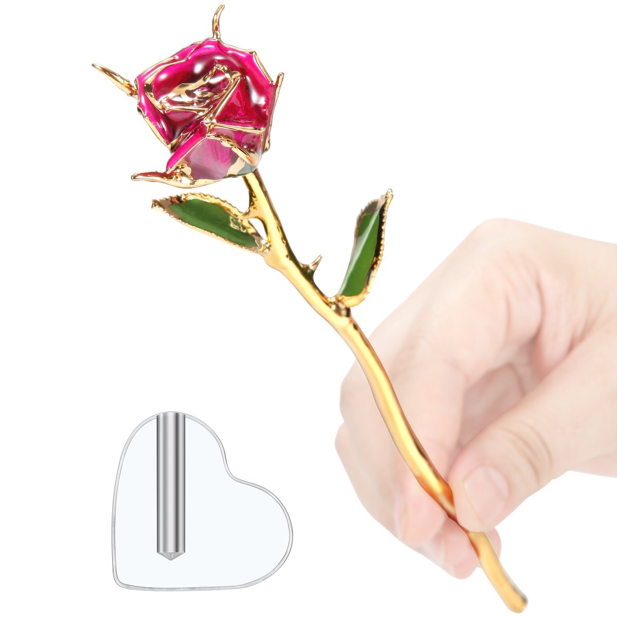 B07cpnpyy7 Mini Porcelina Royal Girlfriend Wife For Pearl Daughter Princess Fushia Anniversary Porcelina Diamond Fiancee Fushia Defaith Best Fushia Royal Gifts Pearl Birthday Pearl Rose Gold インテリア サイズ交換ｏｋ