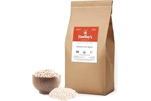 Bulk Navy Beans Organically Grown in Michigan, USDA Organic Certified, Non-GMO, Farmer Direct, Gluten Free, Vegan, Dry 25 Lbs Total // Findlay's Organics