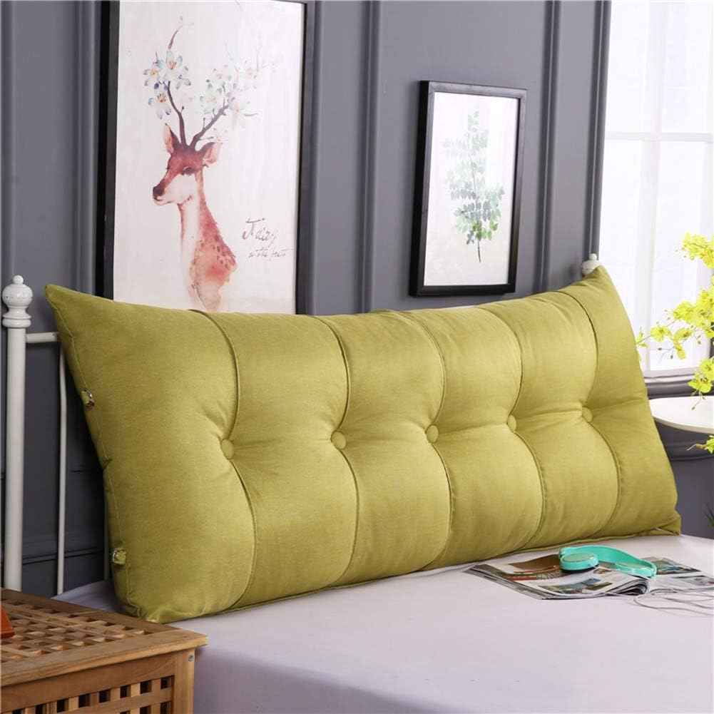 LJYY Fine linen Triangle Detachable Bedside cushion,Backrest,Tatami