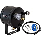 Vixen Horns 0.5 Gallon (2 Liter) 5 Ports Train/Air Horn Tank System/Kit 115 PSI with Gauge,Pressure Switch,Drain Valve,Compression Fitting,Hose,Thread Sealant Small/Compact VXT0500