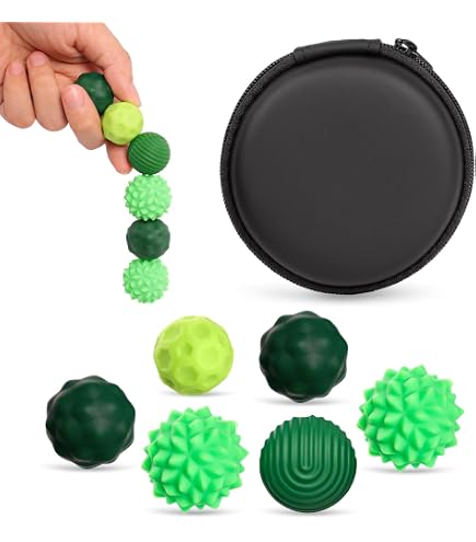 Bolas Magnéticas Anti-Estrés | Juguete Sensorial De Silicona Con 6 Texturas | Ideal Para TDAH Y Autismo