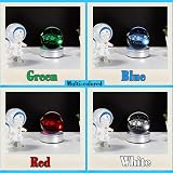 IFOLAINA 3D Solar System Crystal Ball 80mm LED Night Light Planet Globe view 4