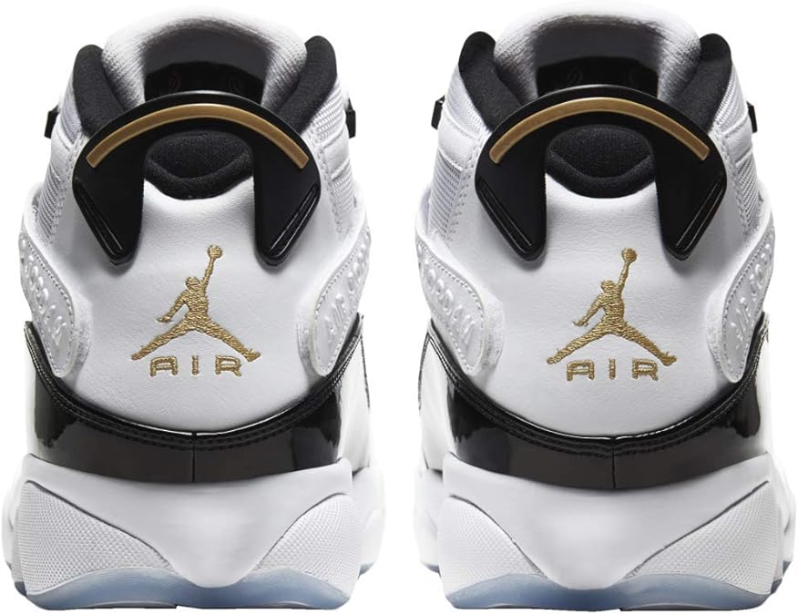 jordan 6 rings black metallic gold