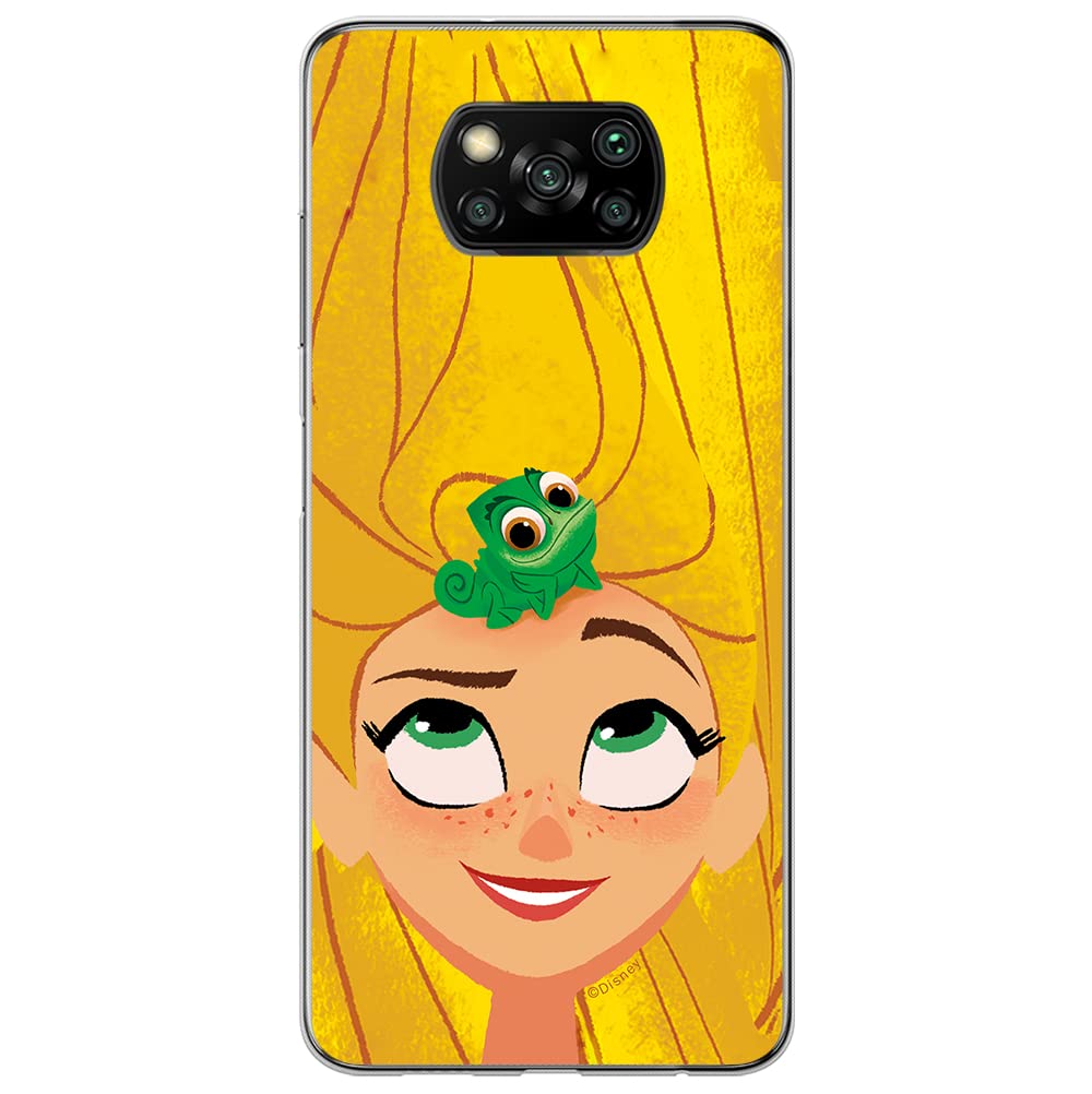 ERT GROUP mobile phone case for Xiaomi POCOPHONE X3 original and officially Licensed Disney pattern Rapunzel and Pascal 001 optimally adapted to the shape of the mobile phone, case made of TPU