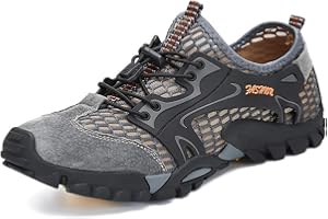 FLARUT Men's Sandals Barefoot Hiking Shoes Quick Dry Breathable Mesh Lightweight Outdoor Training Water Walking Shoes