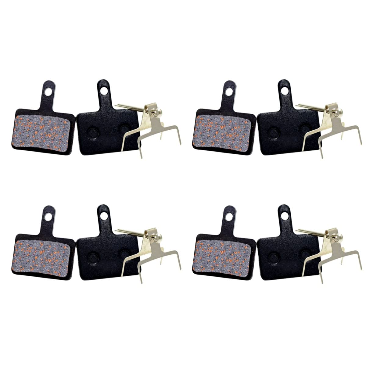 JZK 4 Pairs mountain bike disc brake pads, Mountain bike break pads, Bicycle Disc Brake Pads for MTB M315 M355 M515 M515-LA-M M525 C501 C601 M375 M395 M415 M416 M446 M465 M475 M485 M486