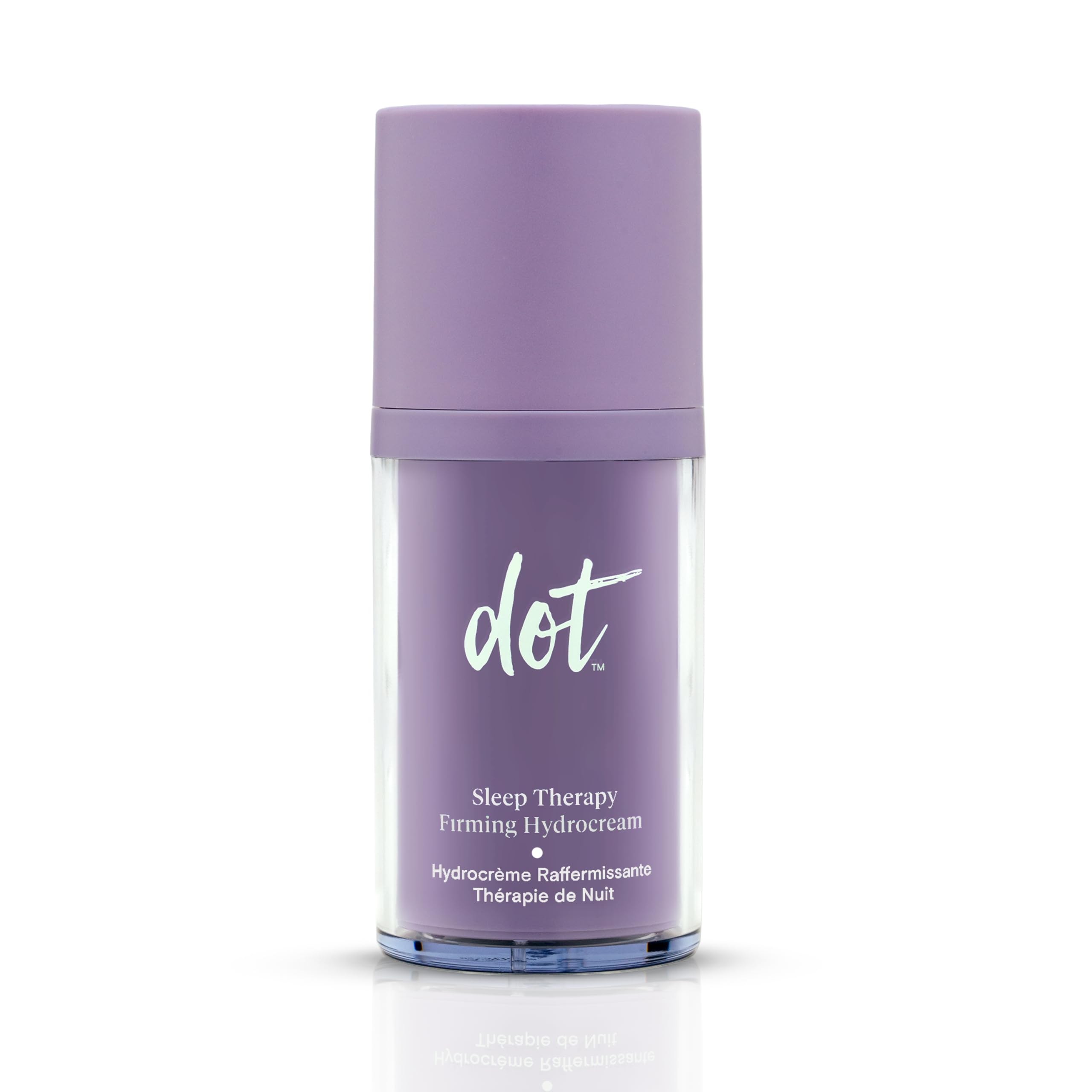 DOT Sleep Therapy Firming Hydrocream – Anti Aging, Anti-Wrinkle Night Cream - Moisturizing, Lifting & Recovery –Menopause Skincare - For All Skin Types - Vegan - Sulfate Free - Travel Size - 1.7 oz