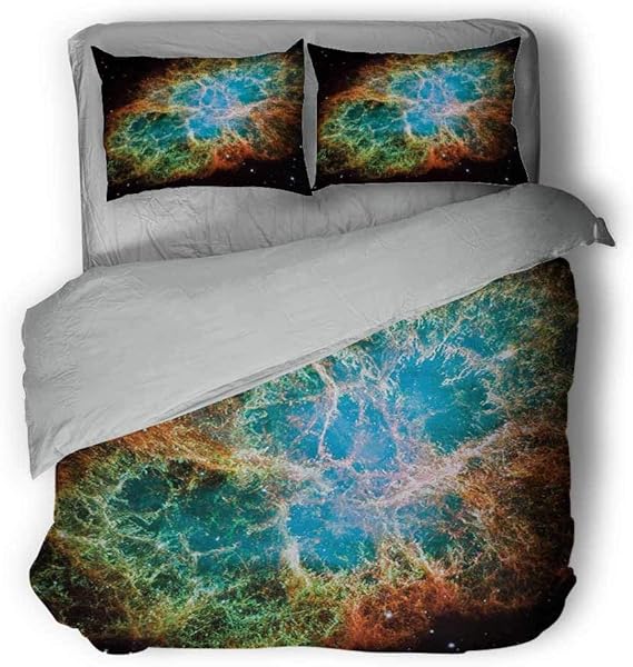 Mademai - Juego de edredón de 3 piezas, 100% algodón, imagen de