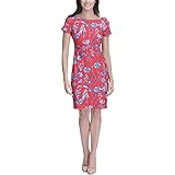 Tommy Hilfiger Women's Scuba Crepe Boat Neck
