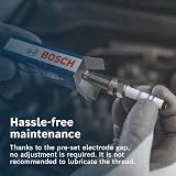 Bosch N40 Spark Plug Set of 4 for Gasoline Engines view 6