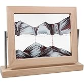 Vindar Moving Sand Art Picture, 3D Desktop Sand Art, Abstract Sand Picture for Home and Office