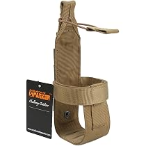 BASSDASH Poche à Eau Tactique Molle | Porte-Bouteille Avec Mousqueton - Pour Sac à Dos Et Ceinture