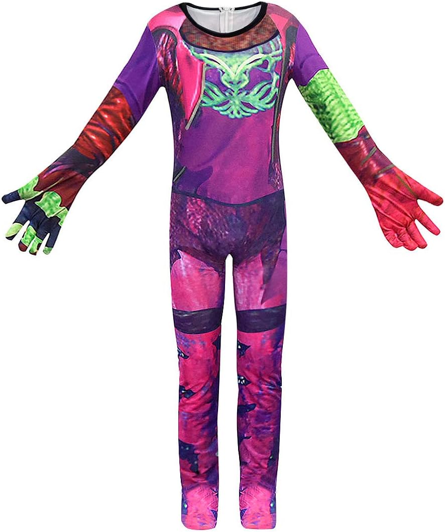 Dragon Mal Costume for Children/Adult, Audrey/Carlos/Evie/Jay/Celia Halloween Party Costume Dress for Girls Women