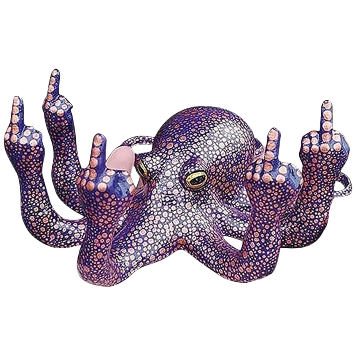 Middle Finger Octopus?Middle Finger Statue?Weird Decor Suitable for ...