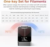 Creality Space PI Filament Dryer Plus 1.75/2.85 mm 45-70C 360° Heating view 4