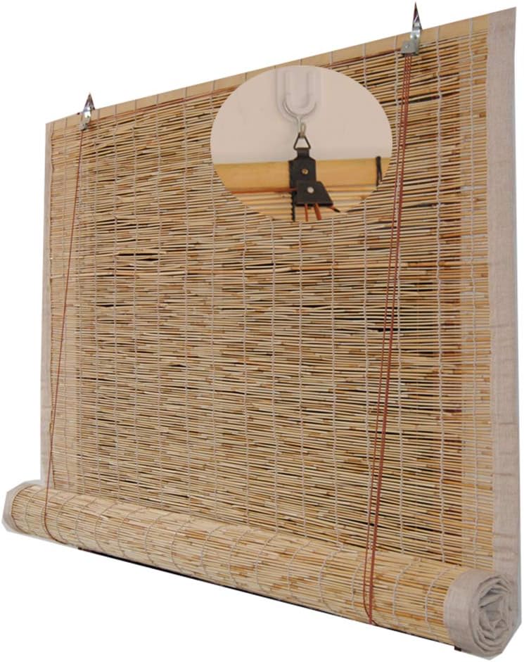 Store à EnrouleurStores en BambouRideau de Roseau, AntiPoussière/Isolation thermique,pour