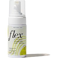 Flex Foaming Cup Wash | Menstrual Cup Wash for Silicone Period Cups and Discs | 3.4 oz | pH-Balanced | Safe for Use on Entire