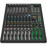 Mackie ProFX12v3+ 12-Channel Mixer, Bluetooth + USB Recording, GigFX+ | Analog mixer for streamers and small bands, with Bluetooth playback and multi-mode USB recording