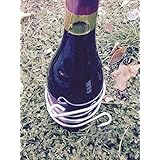 Wine Bottle Stake, Aluminum. Approx. 4" in Diameter.