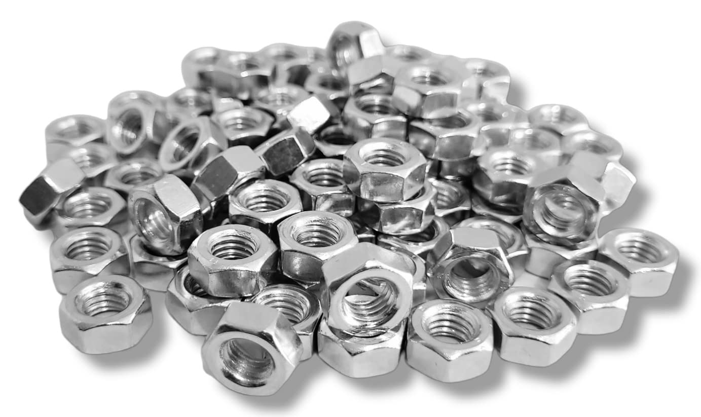 Hex Nut Stainless Steel (Pack of 20) DIY KING (M6 (6mm))
