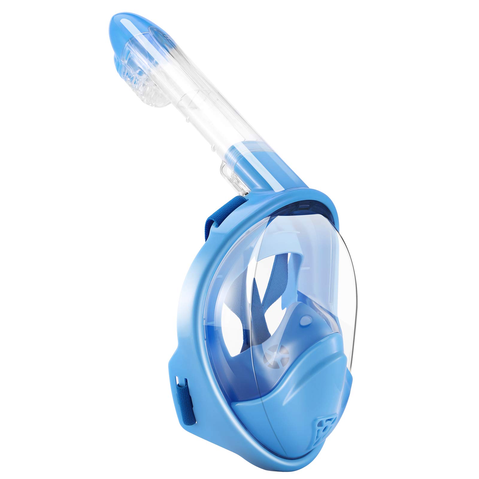 Ukphail Full Face Snorkel Mask for Children Foldable Diving Mask with 180 Degree Panoramic View Anti-Leak & Anti-Fog Dry Top System Scuba Mask