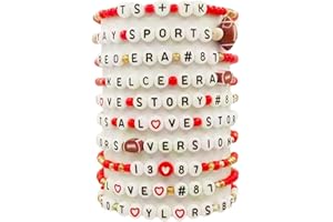 TNDCKP Concert Bracelets Exchange Inspired Friendship Bracelets Set, Album Themed Bracelets for Singer Tour Concer, Tour Accessories Nameplate Bracelet TS Fans