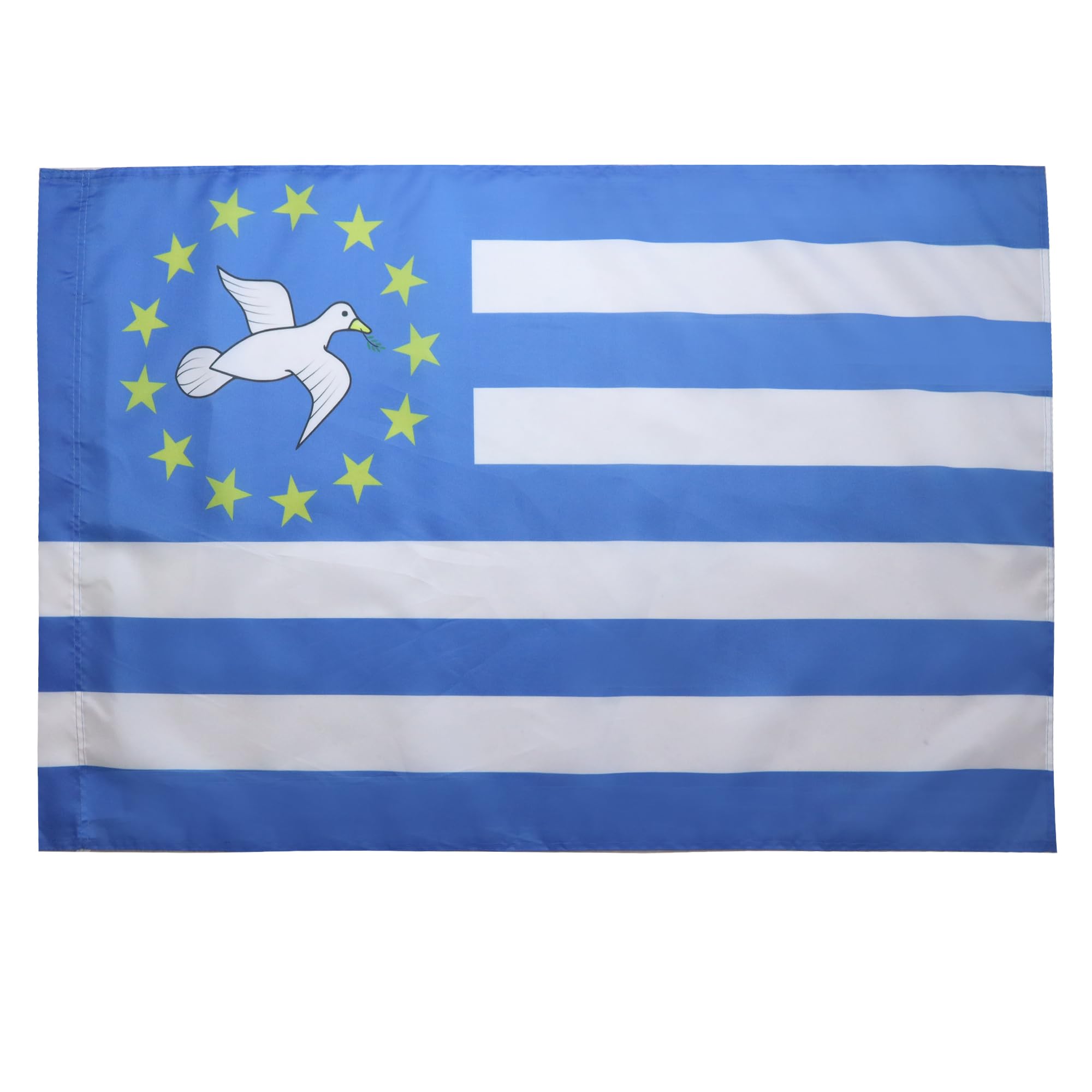 AZ FLAG - Republic of Ambazonia Flag - 2x3 Ft - Southern Cameroons Banner with Sleeve - 100% Polyester - Fade Resistant - Vivid Colors - 2' x 3' Feet - 90x60 Cm