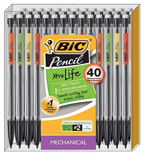 BIC Mechanical Pencil, 0.7mm, 40 ct