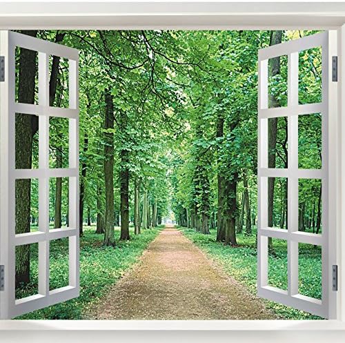 Wall Stickers,GOODCULLER 3D Landscape Wall Stickers Bedroom Living Room Background Stickers Walls Stickers Home Decor