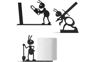 Ant Toilet Roll Paper Holder Funny Toilet Paper Holder Free Standing 3D Printed Miniature Wheelbarrow Tissue Stand for Bathro