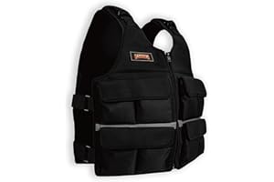 ZTTENLLY Adjustable Weighted Vest with Shoulder Pads-Adjustable Size-15/20/30/40/50lbs Body Weight Vest for Men & Women