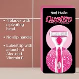 Wilkinson Sword Intuition Quattro Women’s Razor Blades 6 Refills view 2