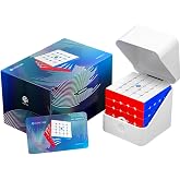 Bukefuno GAN 562 M 5x5 UV Version Standard Magnetic Speed Puzzle Magic Cube | GAN562 UV 5x5x5 Stickerless Speed Magic Cube omni-core double-layer 112 magnets 16+96 patented auto-align smooth fast durable