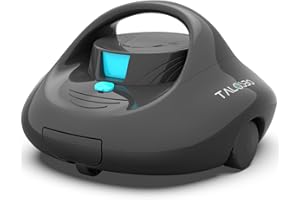 (2025 Upgraded) TALOSBO Pleco Se Cordless Pool Vacuum Up to 130 Mins Runtime, Robotic Pool Cleaner with 2.5H Fast Charge, Ideal for Flat Above Ground and Inground Pools up to 861 Sq. Ft.
