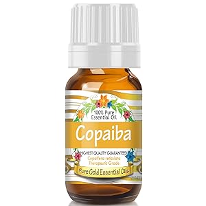 Pure Gold Copaiba Essential Oil, 100% Natural & Undiluted, 10ml