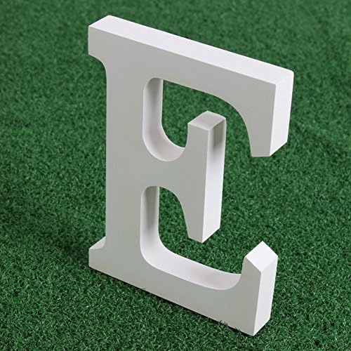 Norbi Wooden Alphabet Letters Hanging Wall 26 Letters for Wedding Brithday Party Children Education Nursery Home Decoration (B) 15cm/6"(E)