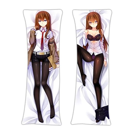WAIFU 150 x 50 cm Pfirsichhaut Umarmungskissen Kissenbezug mit Verdecktem Reibverschluss-H3191