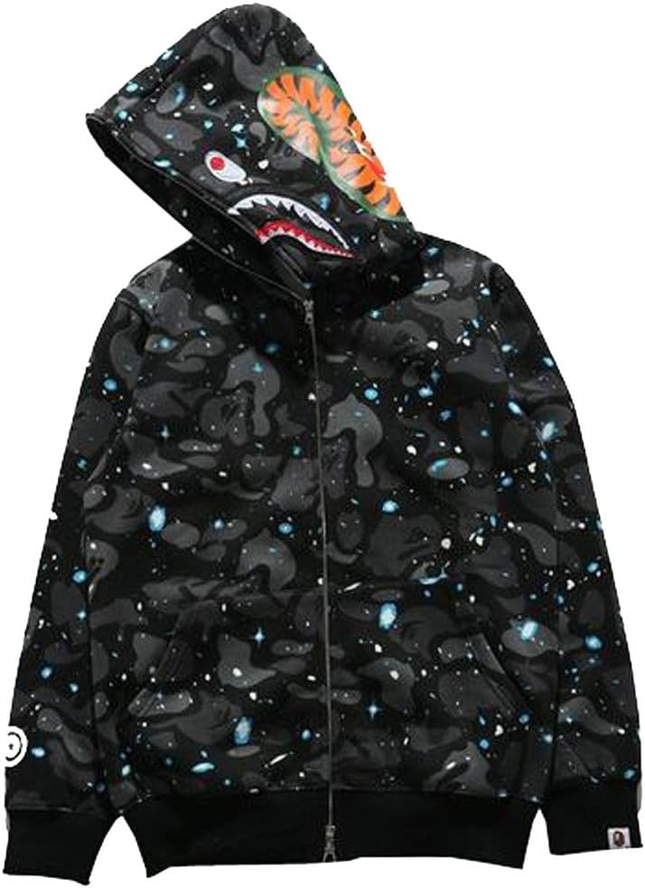 scarlett Mens Hoodies Ape Bape Sweatshirt Fashion Outdoor Tracksuit Casual Hip-Hop Funny Coat