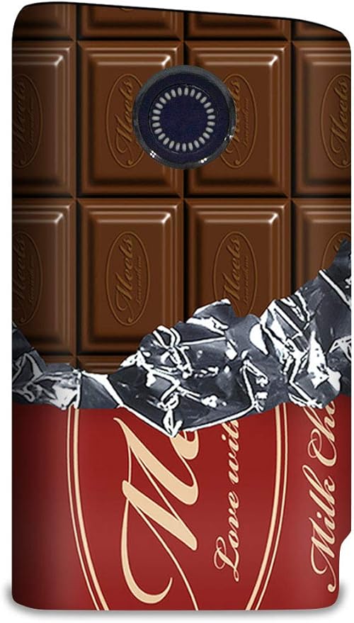 Amazon Co Jp Glo Hyper グローハイパー ケース カバー ハードケース デザイン まるっと印刷 板チョコ エンジ包装 ドラッグストア